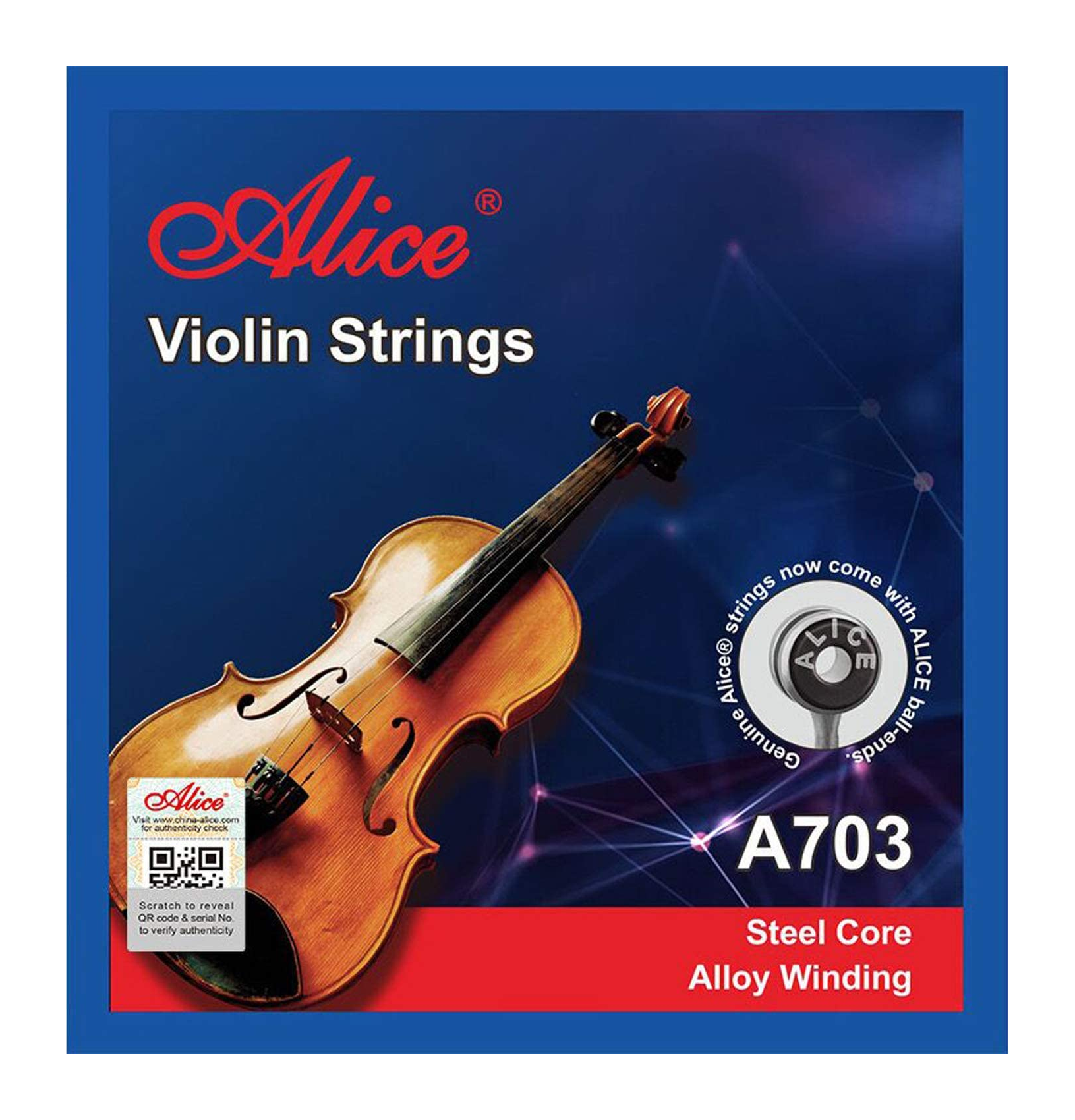 Alice STV371 Corde Violino A703