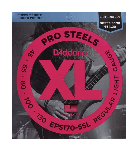 D'Addario EPS170-5SL Super Long 45-130