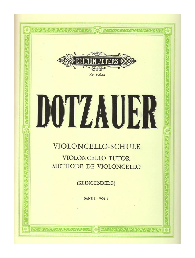 DOTZAUER Violoncello Schule