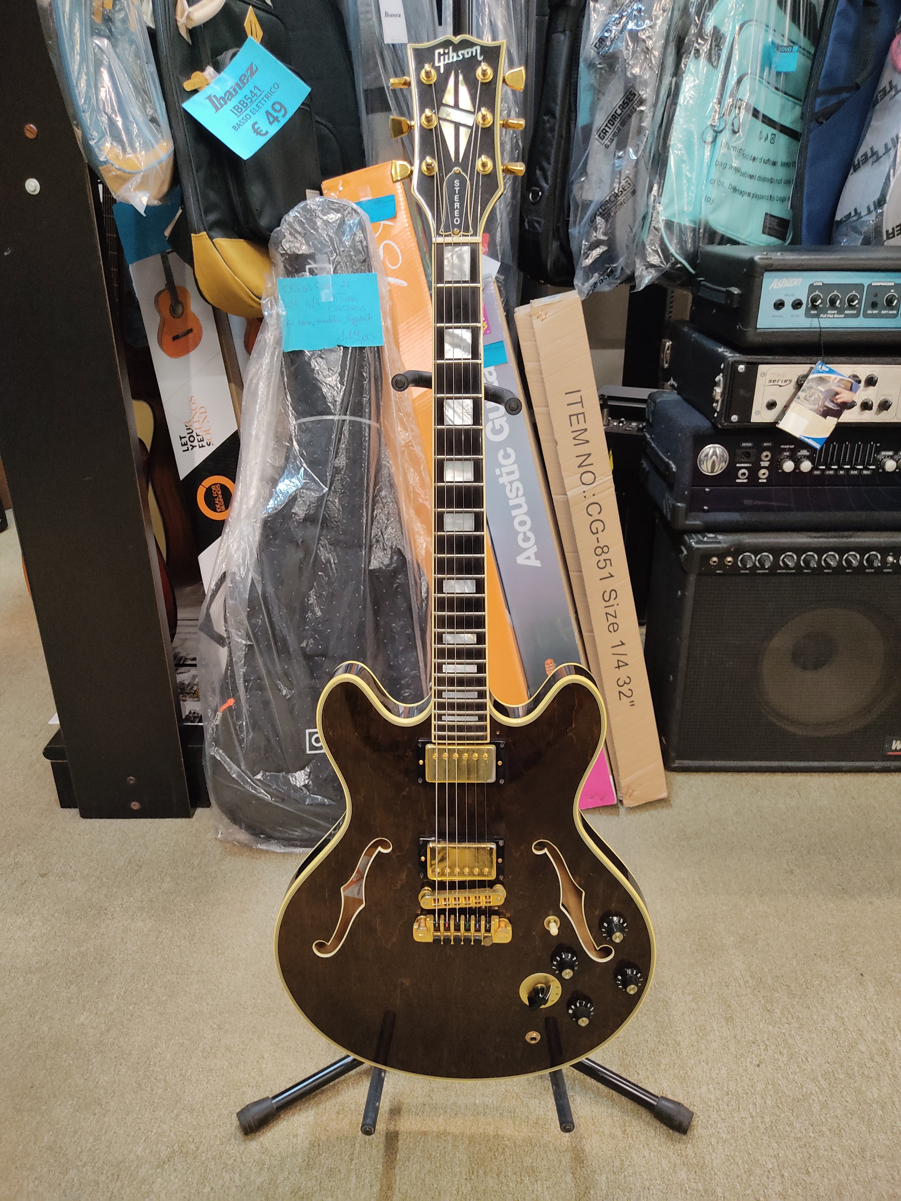 Gibson ES355 TD/SV TP6 Walnut Stereo 1980