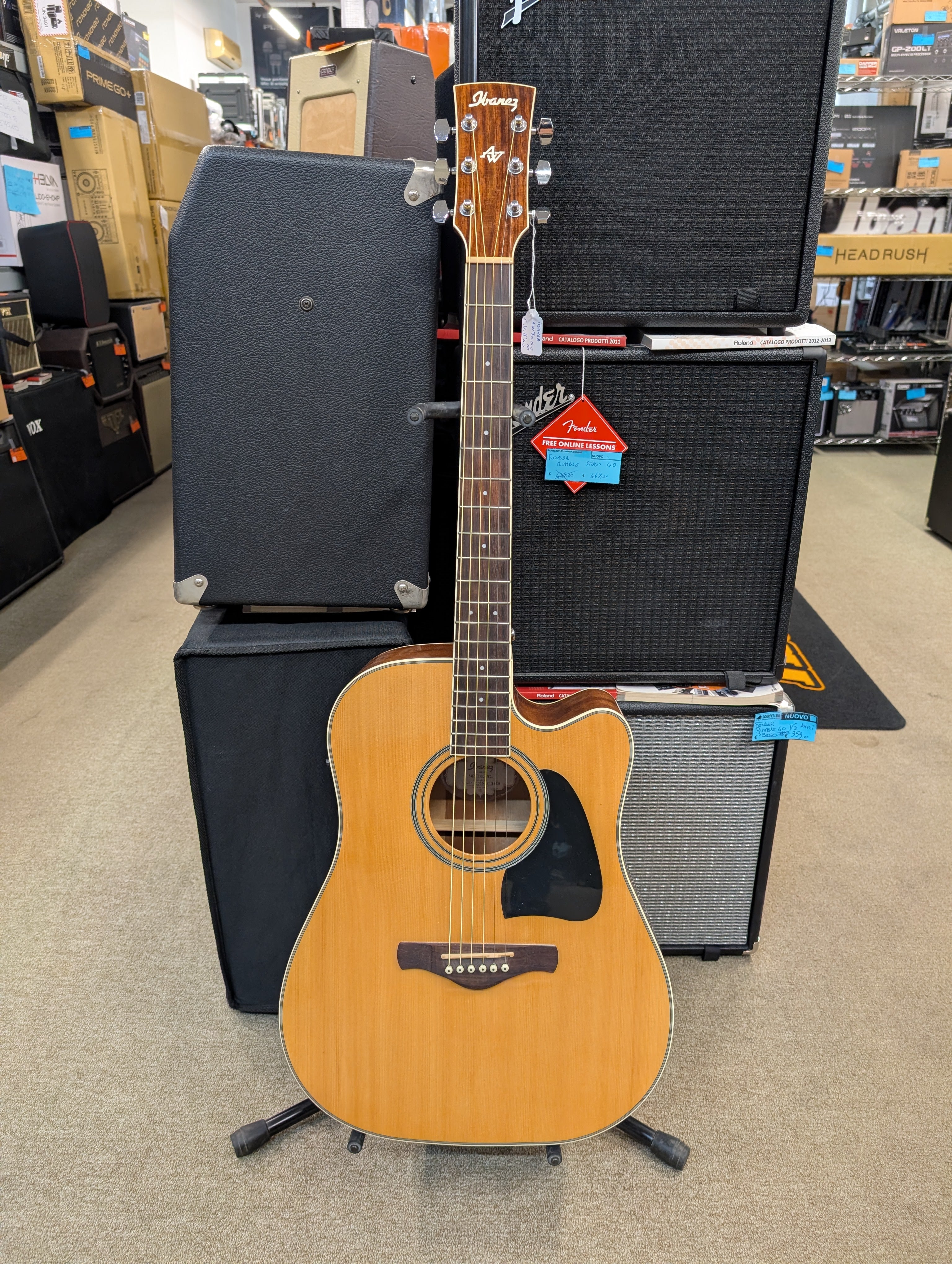 Ibanez AW70ECE Natural