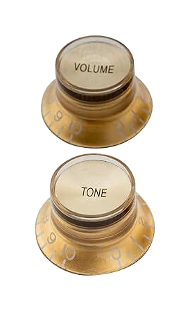 Soundsation Top Hat Knob VOL+TONE Gibson Style Gold