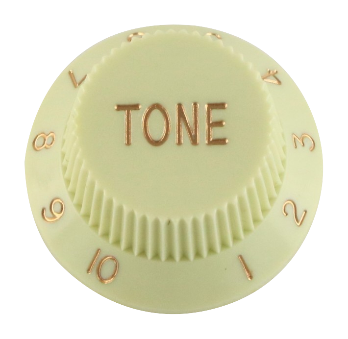 AllParts Top Hat Knob Strat TONE Mint Green