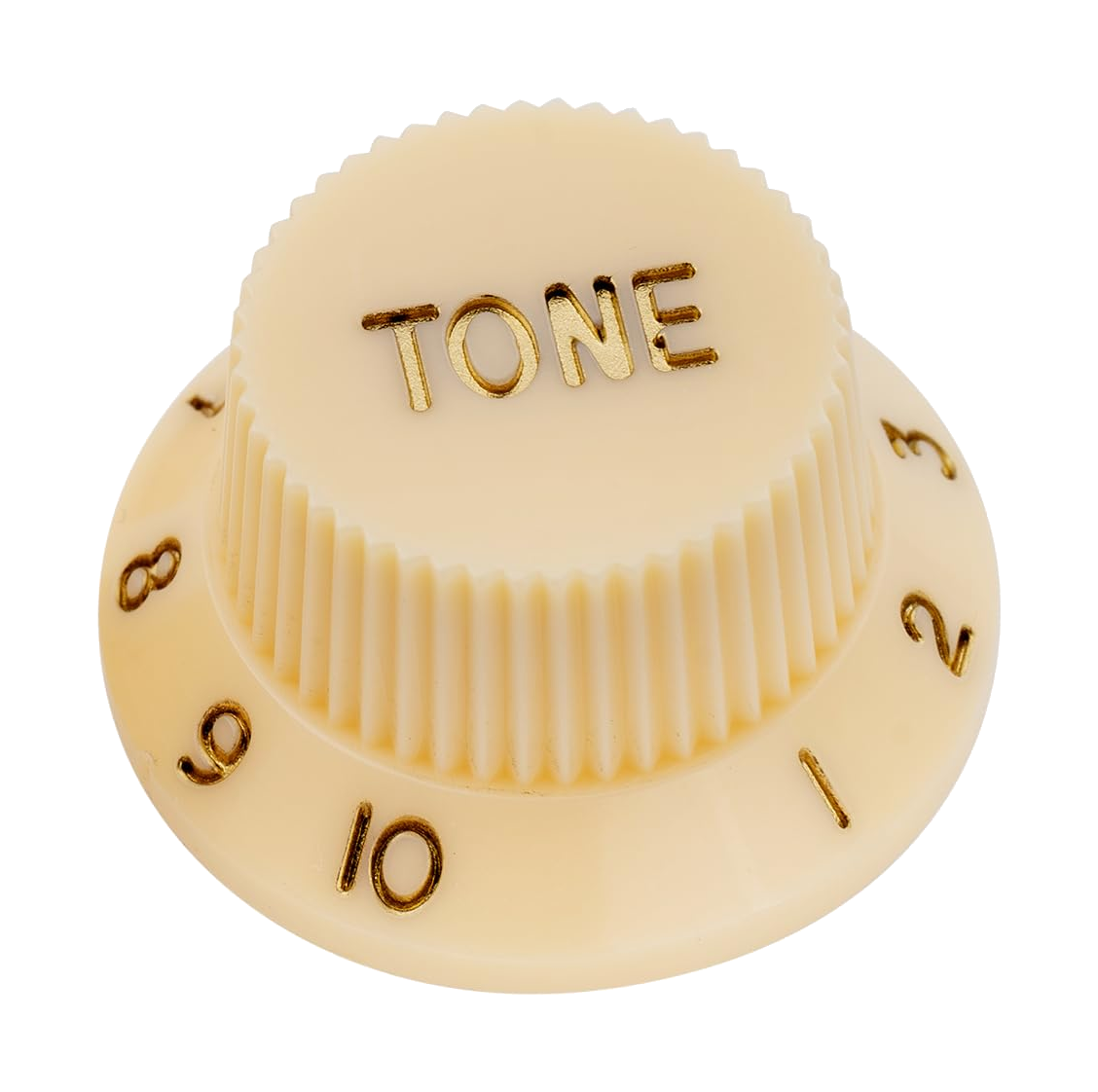 AllParts Top Hat Knob Strat TONE Vintage Cream