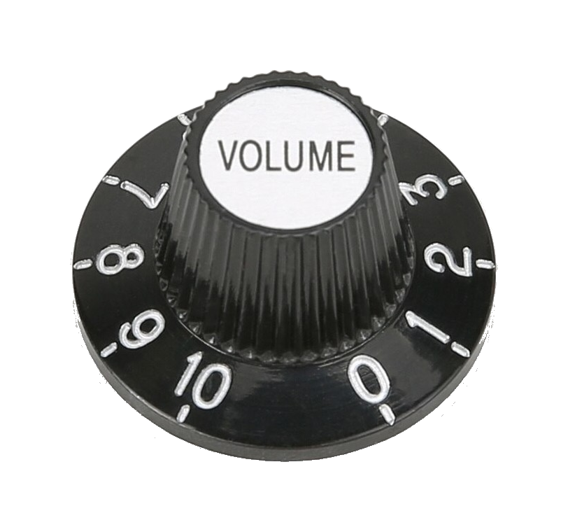 AllParts Top Hat Knob Witch Hat VOLUME