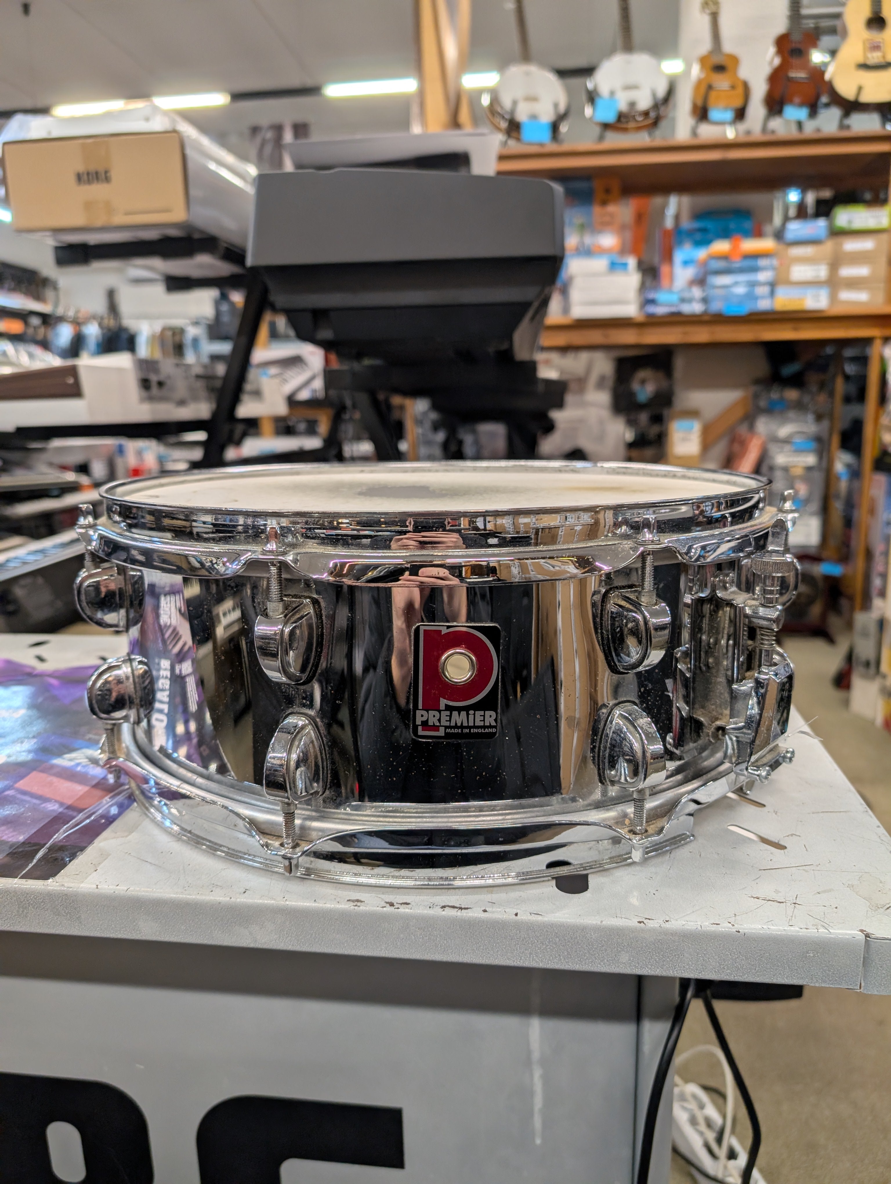 Premier Metal Snare England 14x5.5