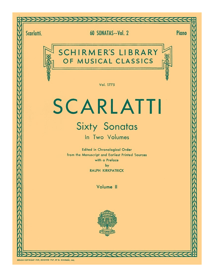 SCARLATTI Sixty Sonatas Vol. II