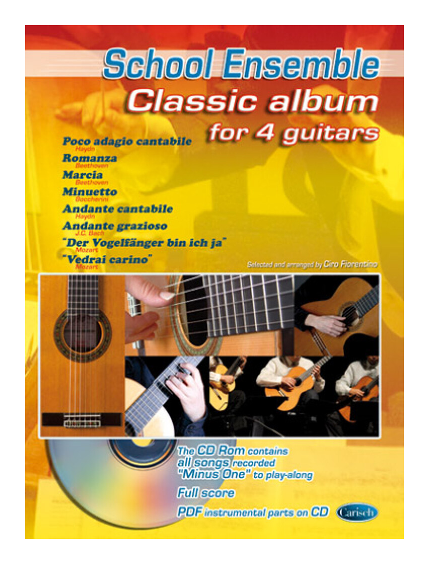 School Ensemble Classic Album for 4 Guitars