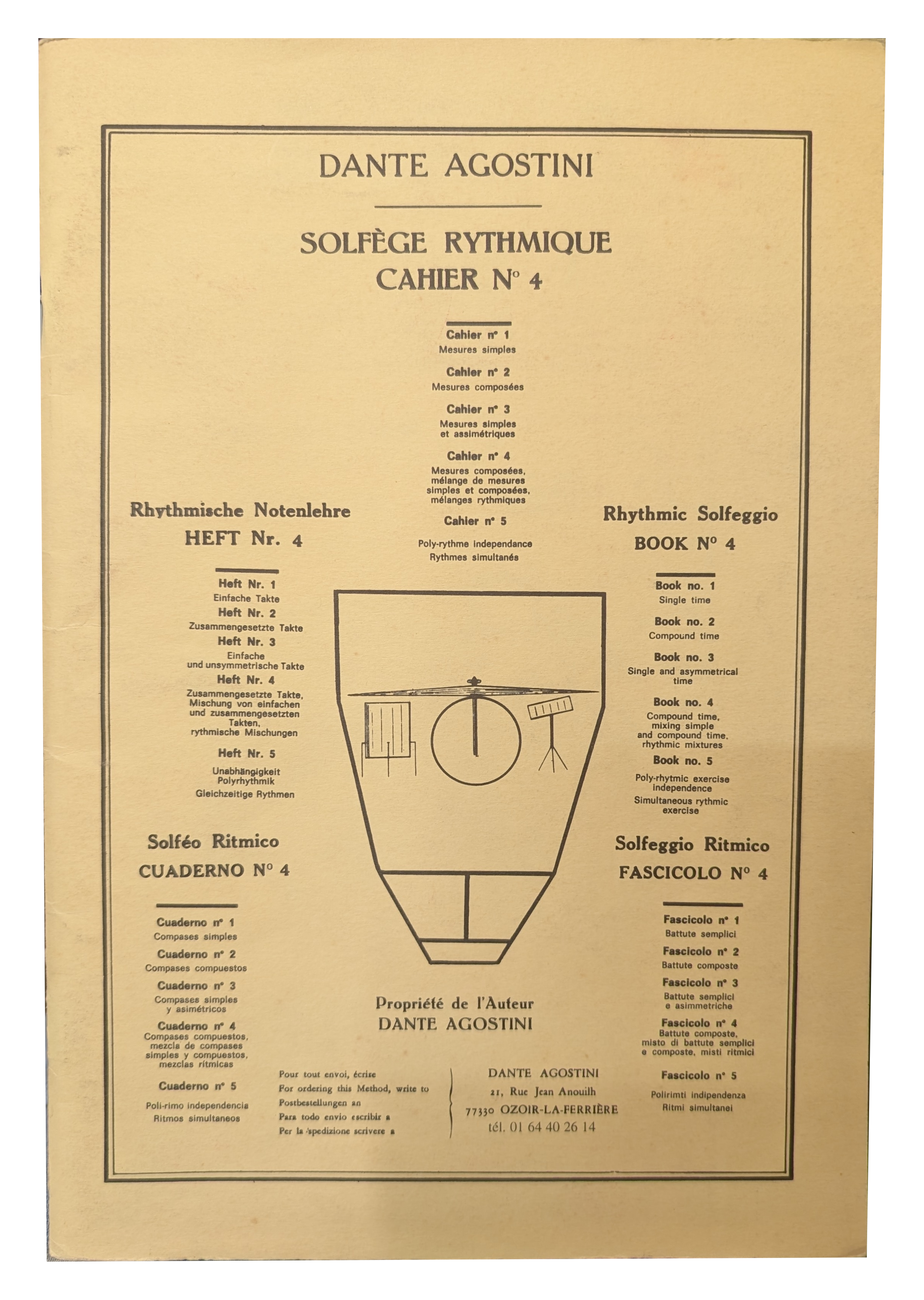 Solfège Rythmique Cahier N.4