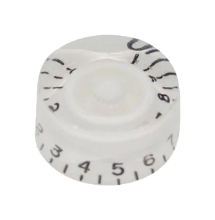 AllParts Top Hat Knob KW-110 White