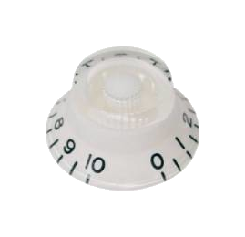 AllParts Top Hat Knob KW-160 White