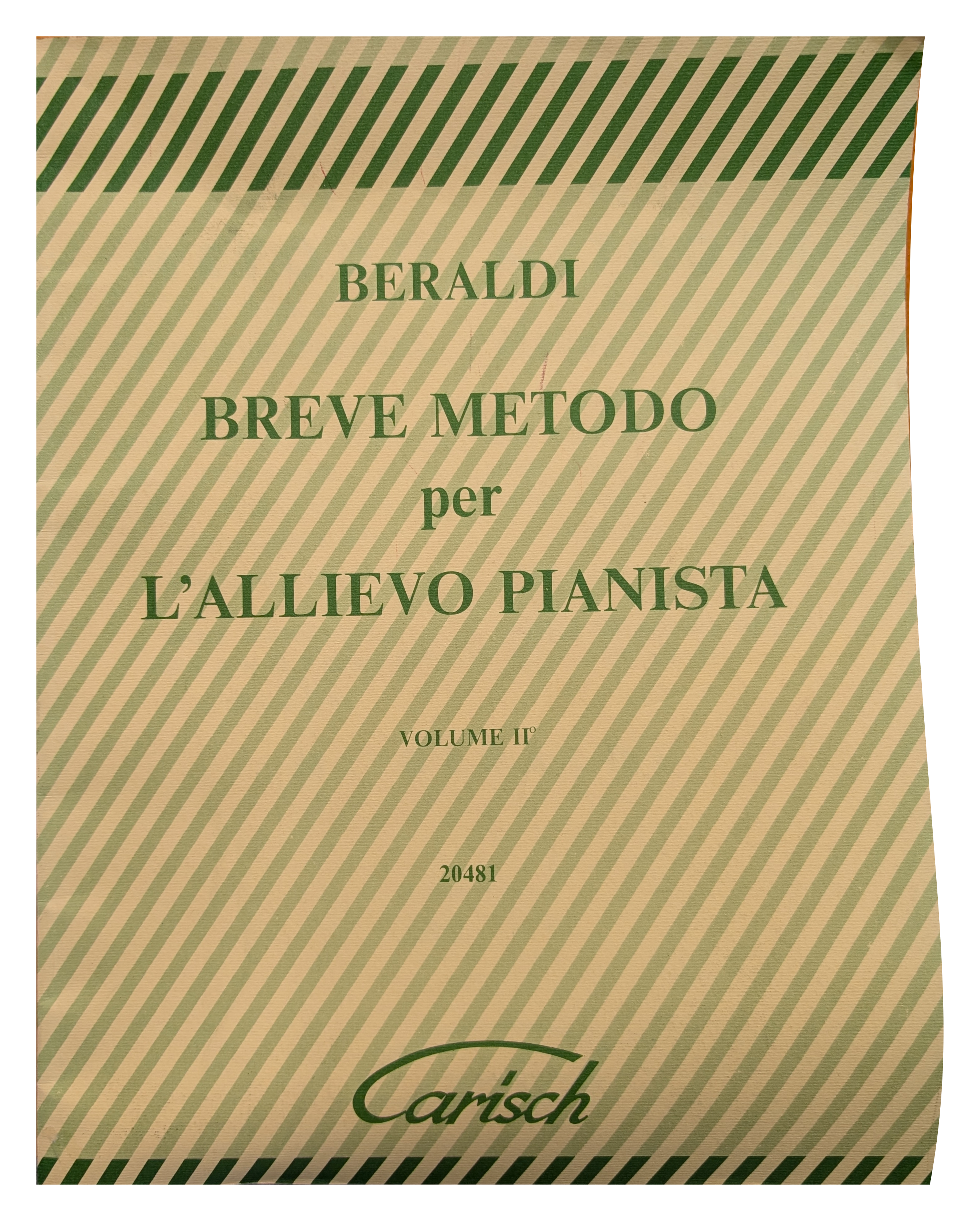 Breve Metodo per l'allievo Pianista Vol. II