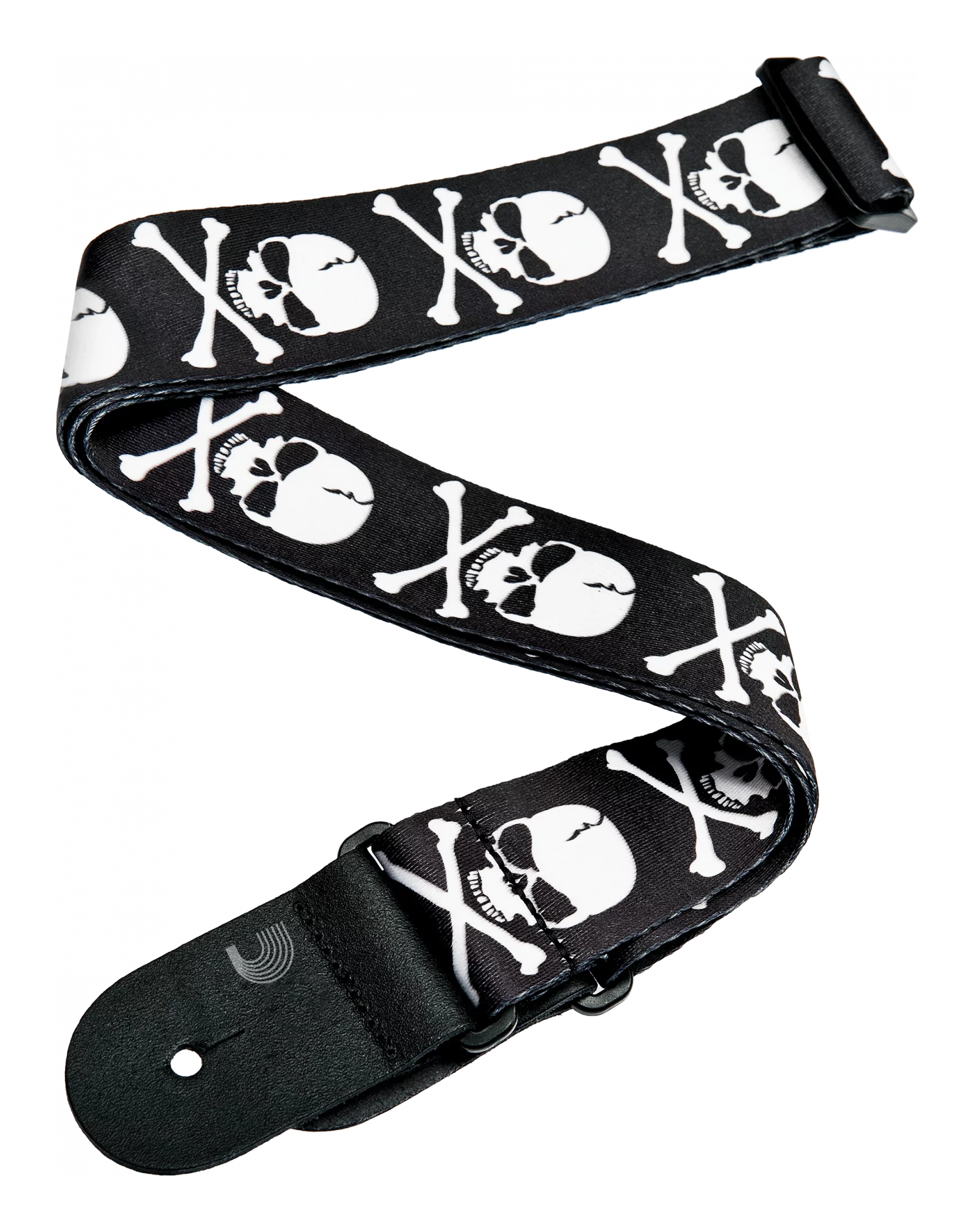 D'Addario 50H01 Cross Bone Skull Strap