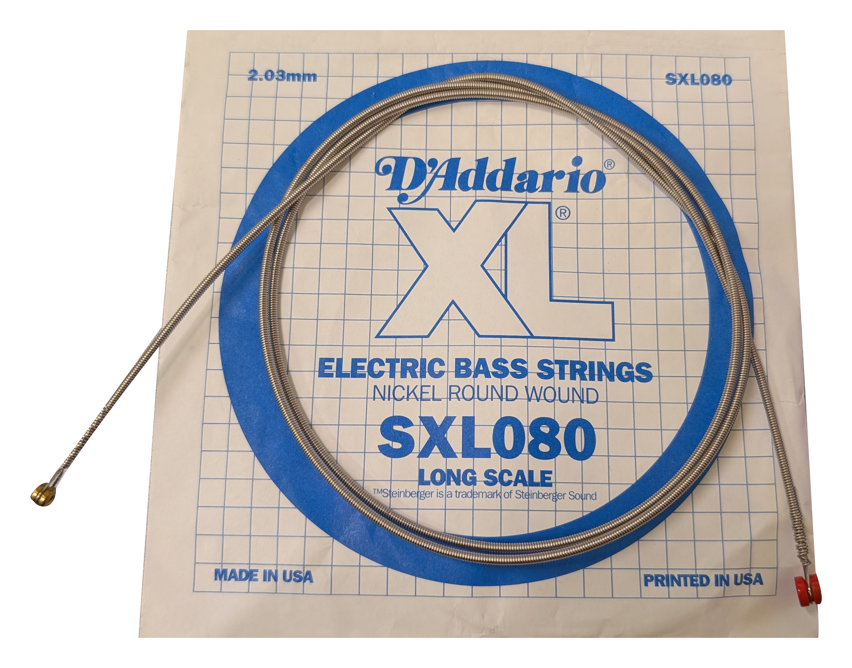 D'Addario SXL080 Double Ball End
