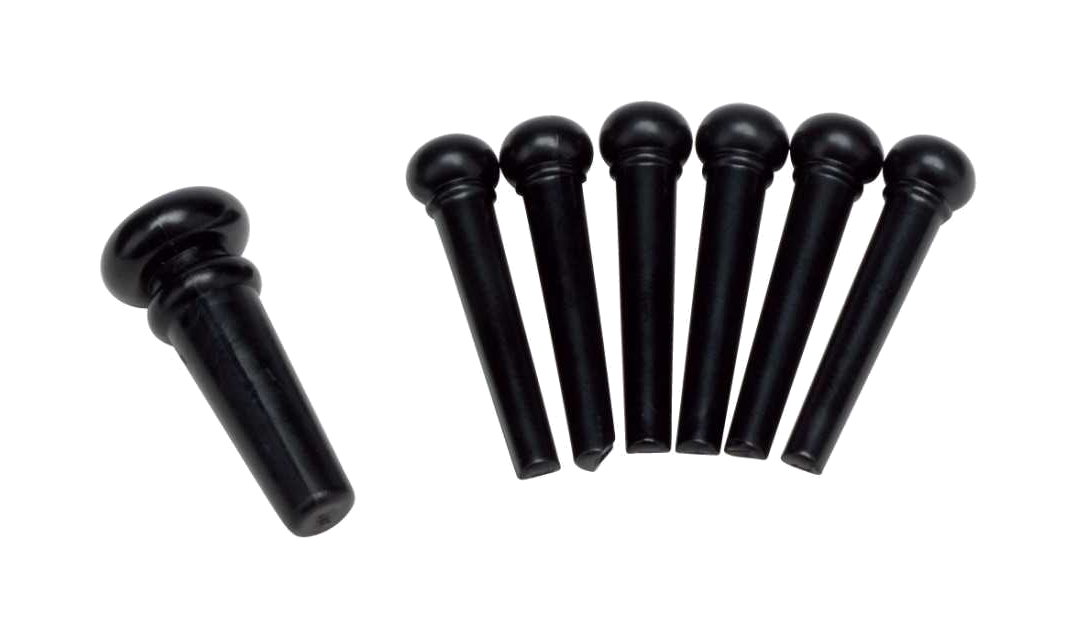 TECKEEN 4 Piroli Per Ponte Per Chitarra Acustica E Basso – Colore Crema, Con Sella Di Ricambio In Plastica - Foto 3
