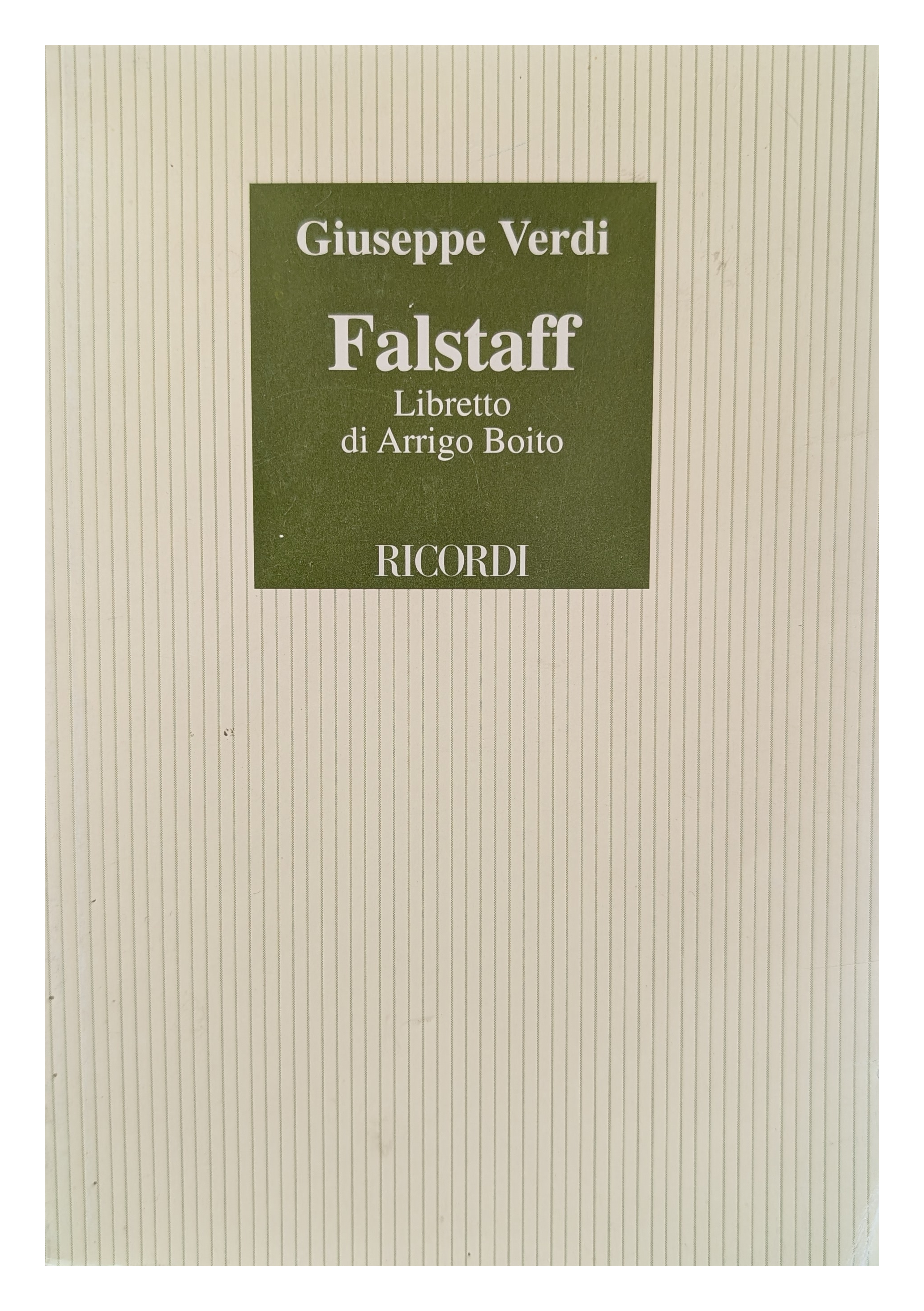 Giuseppe Verdi: Falstaff