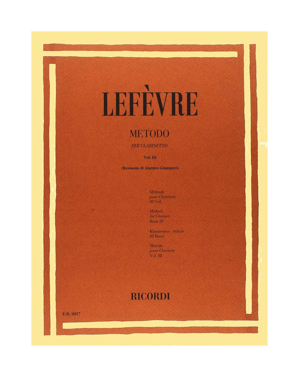LEFéVRE Metodo per Clarinetto III