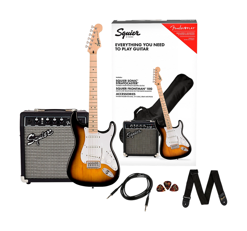 Squier Sonic Stratocaster SSS Pack