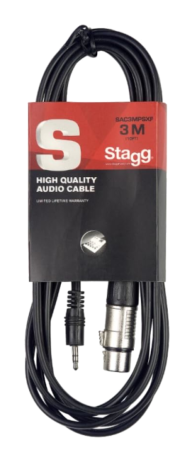 Stagg SAC1MPSXF (Mini J st / XLR f) 1 m