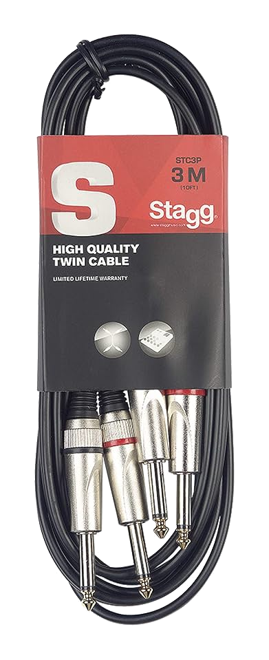 Stagg STC3P (2 Jack / 2 Jack) 3m
