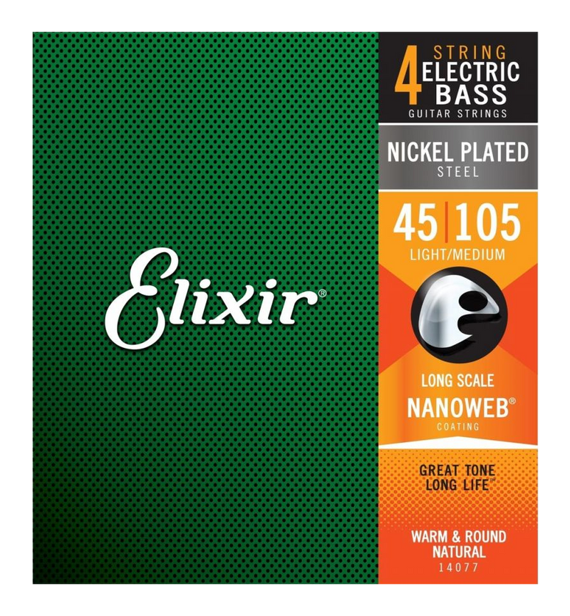 ELIXIR 14077 Nanoweb Light/Medium Long Scale Bass